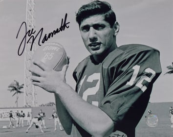 Joe Nammoth, Orange Bowl, Hand-Signed Authenticated Picture, 8"x10"