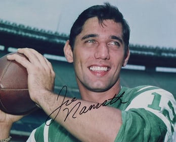 Joe Nammoth, Hand-Signed Authenticated Picture, 8"x10"