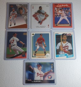 Atlanta Braves Baseball Card Lot of 7