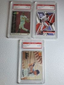 Derek Jeter 3 Cards Lot Including Rookie