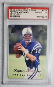 Peyton Manning Rookie PSA 10
