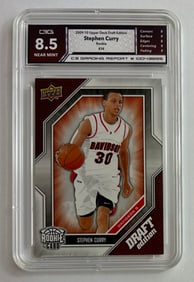 Stephen Curry Rookie Basketball Card Gem Mint 8.5