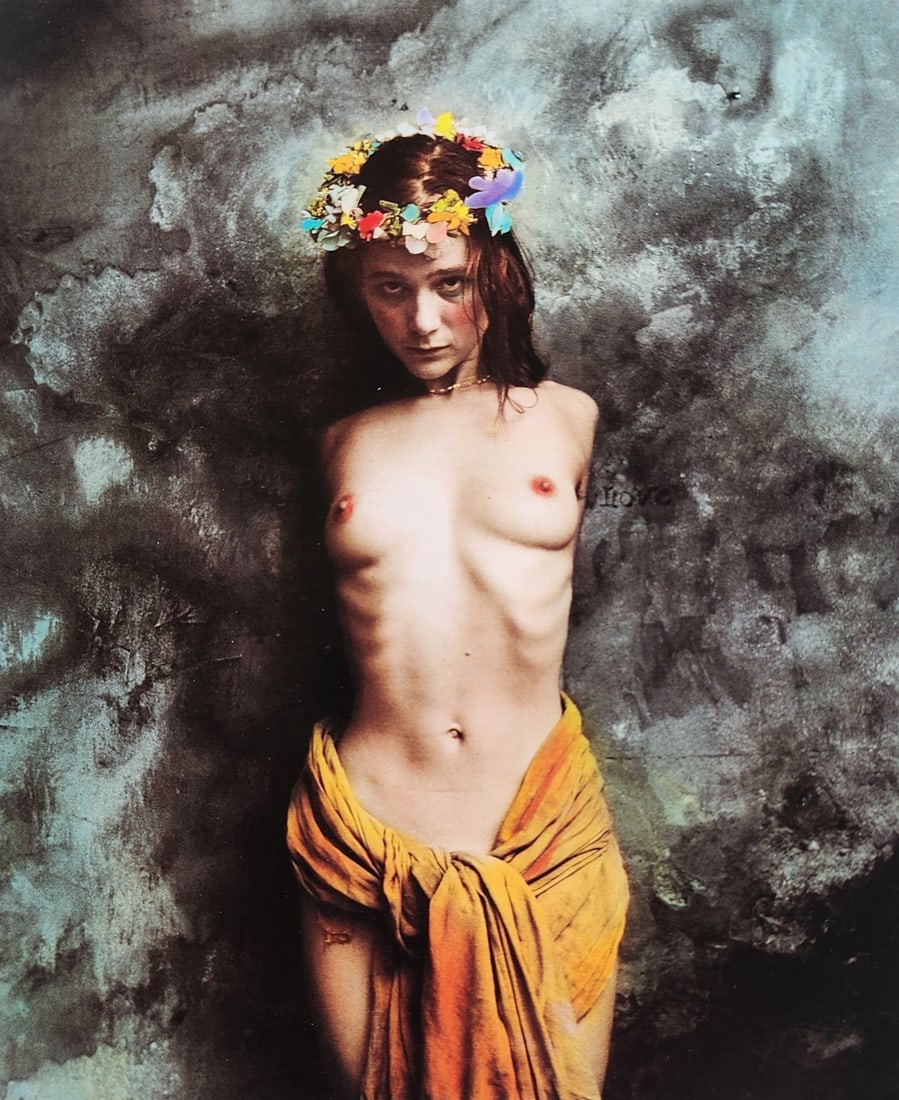 Jan Saudek, Erotic nude - 1998: Photographer: Jan Saudek is an art photographer and painter. Saudek's art work represents a unique technique combining photography and painting. In his country of origin, Czechoslovakia, Saudek was co
