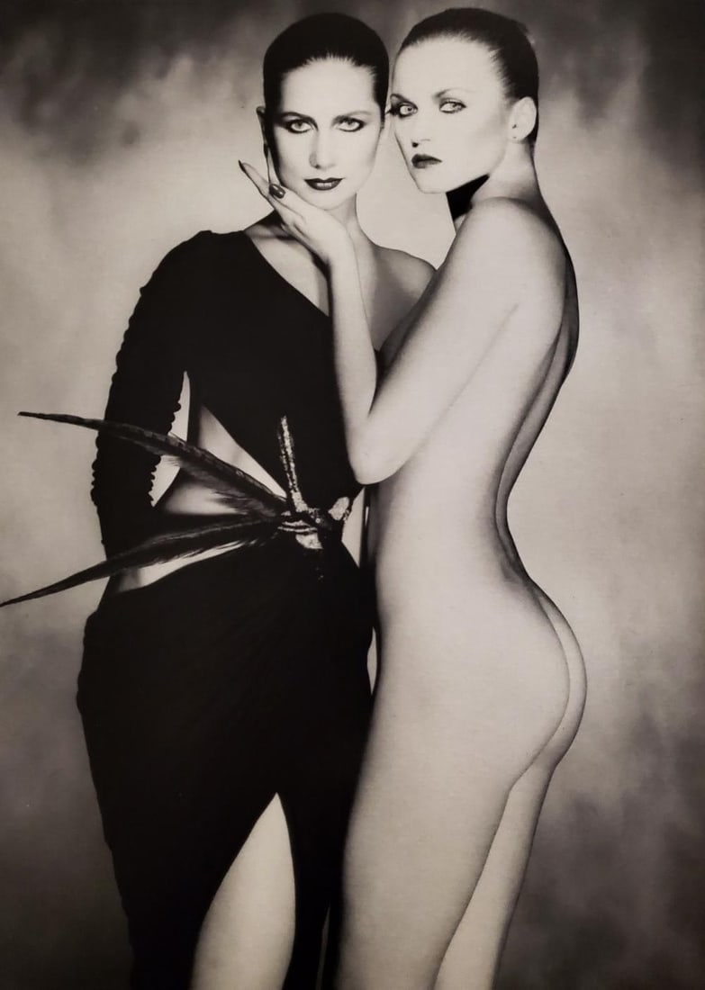 John Swannell, Dangerous Duo, 1980's - 1: Photographer: John Swannell was born in 1946. After leaving school at 16, he worked first as an assistant at Vogue Studios and then assisted David Bailey for four years before setting up his own studi