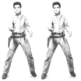 Andy Warhol, Sunday B. Morning Double Elvis, Limited Edition Serigraph