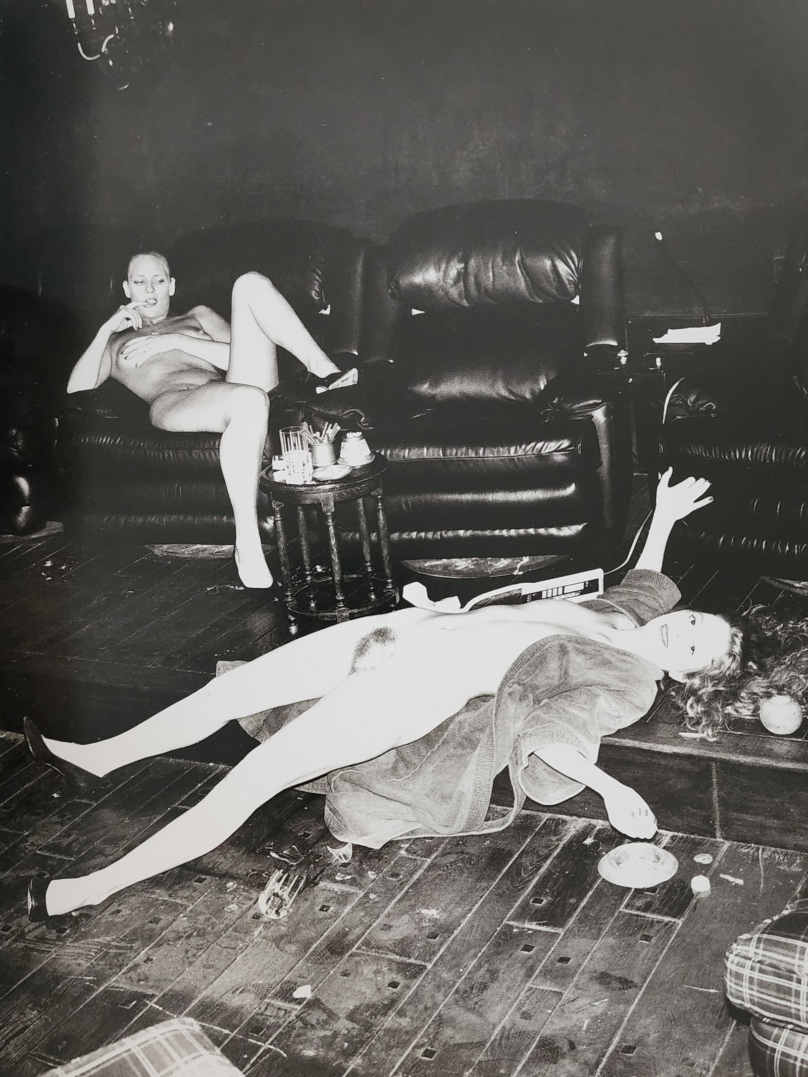 Helmut Newton 'Nude 1977 - 2002: Photographer: Helmut Newton Title/Subject: Nude Date Of Negative: 1997 - 2002 Type Of Print: Authentic Sheet Fed Photogravure/Heliogravure. Date Of Print: 2004 Paper: Medium weight, satin/matte finish