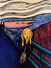 Andy Warhol, The Scream (Orange) Sunday B. Morning