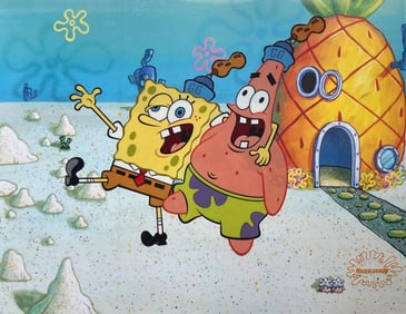 Nickelodeon, Sponebob Squarepants Animation Art, Limited Edition Sericel