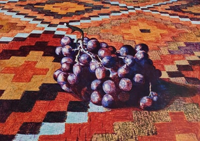 Lowell Nesbitt, Grapes Hand Signed & Numbered Art
