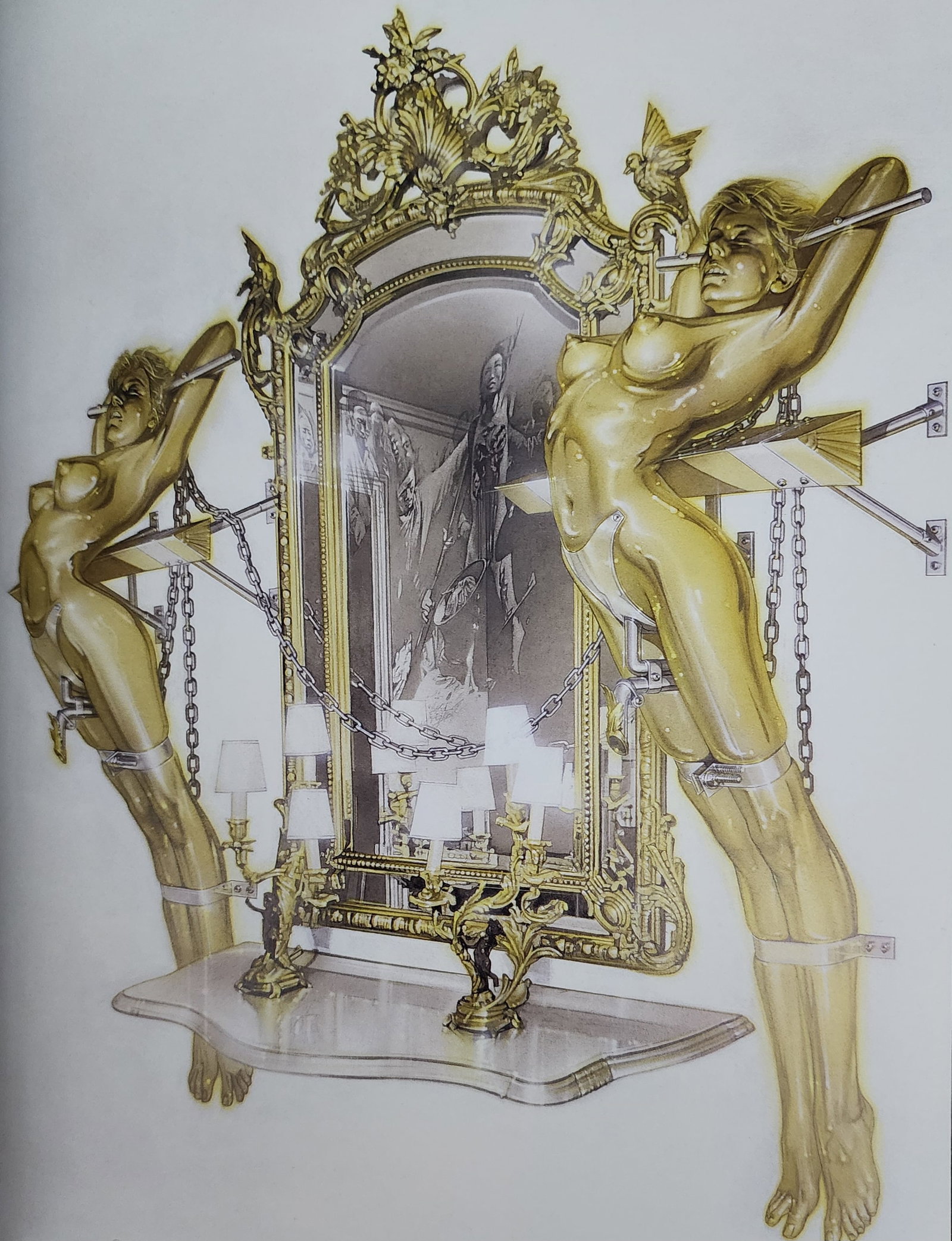 Hajime Sorayama, Untitled - 2010: Artist/Photographer: Hajime Sorayama, Title/Subject: Untitled Type Of Print: Authentic Sheet Fed Photogravure/Heliogravure. Date Of Print: 2010 Paper: Medium weight, satin/matte finish. Print Origin: 