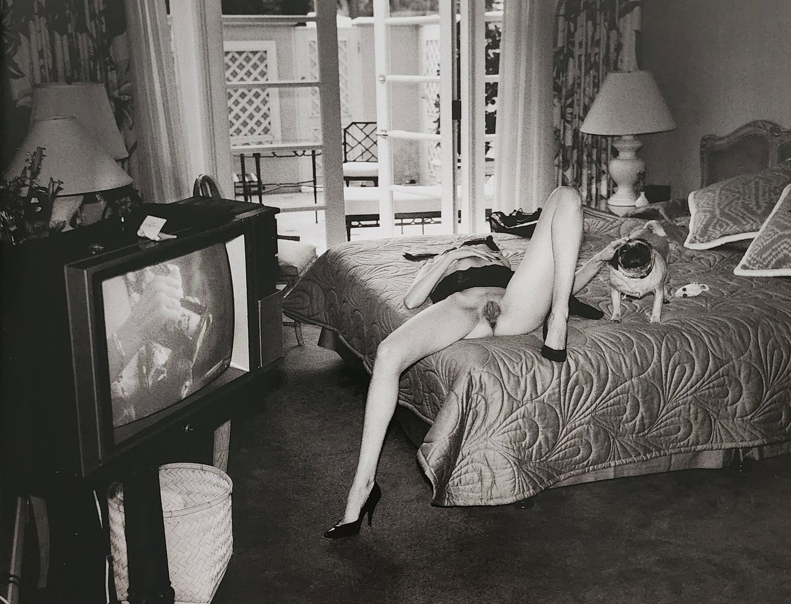 Helmut Newton 'Nude 1977 - 2002: Photographer: Helmut Newton Title/Subject: Nude Date Of Negative: 1997 - 2002 Type Of Print: Authentic Sheet Fed Photogravure/Heliogravure. Date Of Print: 2004 Paper: Medium weight, satin/matte finish