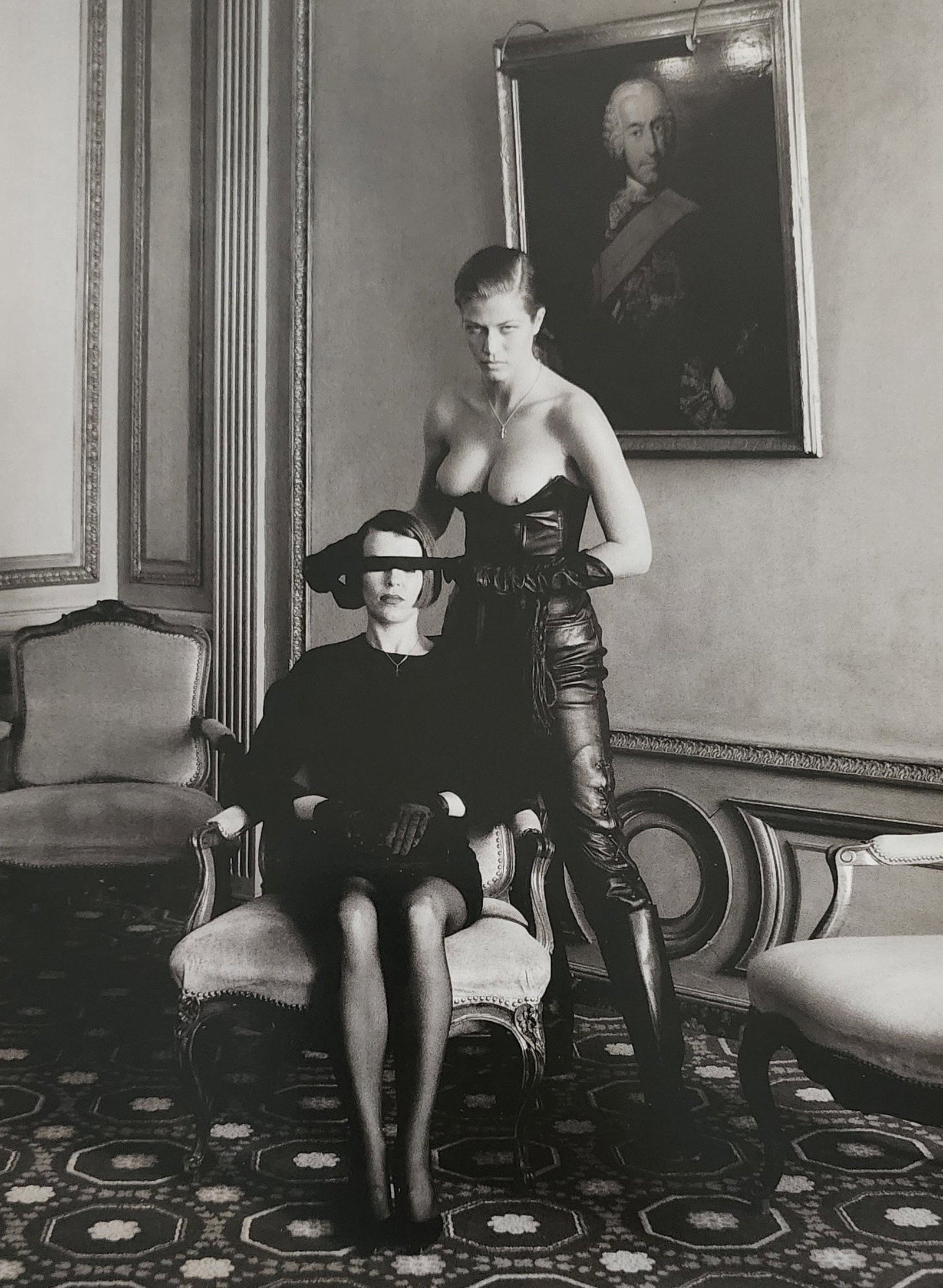Helmut Newton 'Nude 1977 - 2002: Photographer: Helmut Newton Title/Subject: Nude Date Of Negative: 1997 - 2002 Type Of Print: Authentic Sheet Fed Photogravure/Heliogravure. Date Of Print: 2004 Paper: Medium weight, satin/matte finish
