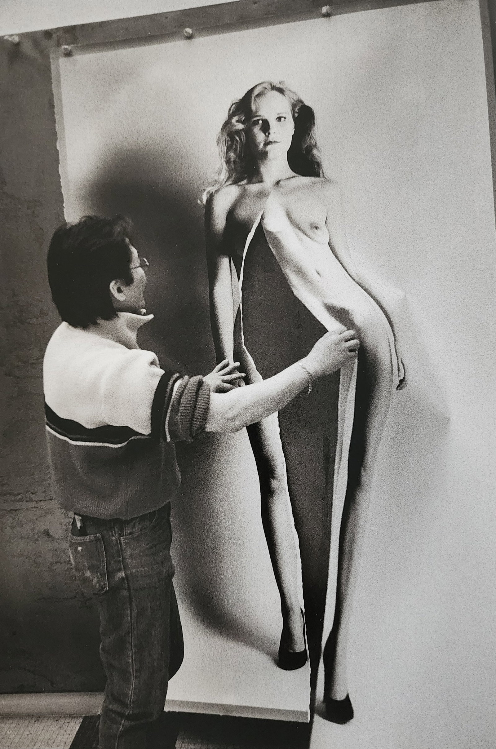 Helmut Newton 'Nude 1977 - 2002: Photographer: Helmut Newton Title/Subject: Nude Date Of Negative: 1997 - 2002 Type Of Print: Authentic Sheet Fed Photogravure/Heliogravure. Date Of Print: 2004 Paper: Medium weight, satin/matte finish