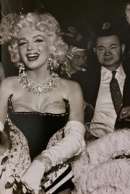 Marilyn Monroe, Beamingat Madison Square Garden, 1955