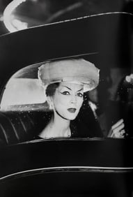 Richard Avedon, Dovima, Hat by Balenciaga, Maxim's Paris, 1955
