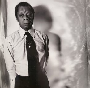 Anthony Barboza, James Baldwin - Author, 1975
