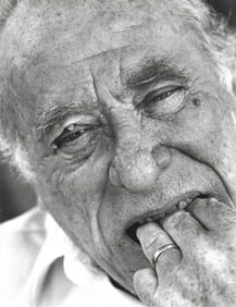 Herb Ritts - Charles Bukowski San Pedro, 1987