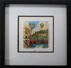 Charles Fazzino 3D Romeo and Juliet Signed And Numbered Framed