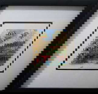 Charles Fazzino 3D Romeo and Juliet Signed And Numbered Framed: Description Artist: Charles Fazzino Title: Romeo And Juliet Medium: 3D Construction Serigraph Measurements- 5.5 x 5 Edition: 520/2000 Condition:Excellent. Buyer's Premium 25%