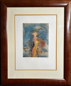 Roberto Matta, 'Los 5 Destacados Burumbauzerda', Signed Limited Edition, Mixed Media Etching