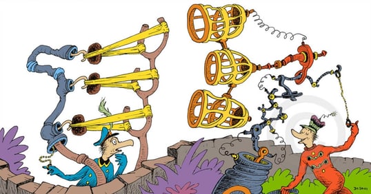Dr. Seuss, 'Triple Sling Jigger', Signed Limited Edition Pigment Print