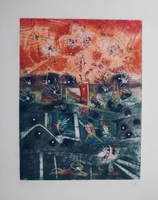 Roberto Matta, 'Tranchetre', Signed Limited Edition, Collage Etching