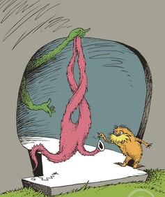 Dr. Seuss, 'A Thneed'S A Fine Something That All People Need!', Signed Limited Edition Pigment Print