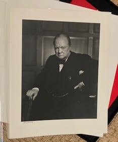 Yousuf Karsh L/E Signed & Numbered Book of 300 W Silver Gelatin