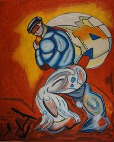 Sandro Chia, 'Untitled #1', Signed Limited Edition Etching, 1990