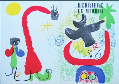 Joan Miro, 'People and animals II - 1950, Original Lithograph