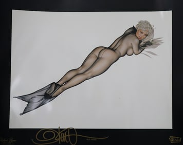 Olivia De Berardinis, 'Silk Siren', Lithograph, 1993