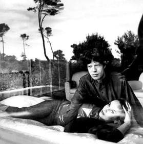 HELMUT NEWTON, Mick Jagger & Jerry Hall,, 1991