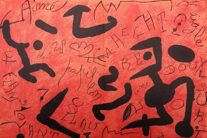 Joan Miro, Color lithograph, from Derrière le Miroir No. 250 1978