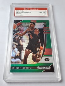 Anthony Edwards Rookie Green Prizm Gem Mint 10