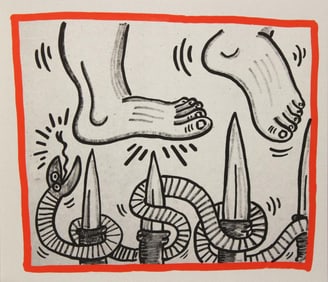 Keith Haring, 'Against All Odds', Limited Edition Lithograph, 1990