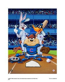 Warner Bros, Looney Tunes, Bugs, Daffy & Taz, 'At The Plate, Chicago Cubs'