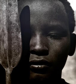 Herb Ritts, Loriki, With Spear, 1994