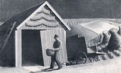 Grant Wood, Seedtime And Harvest, 1937