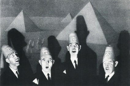 Grant Wood, Shriners' Quartet, 1933