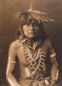 Edward S. Curtis, Fig. 21 Wapi Snake Priest, 1900