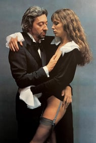 Helmut Newton, Serge Gainsbourg And Jane Birkin, Paris, 1978