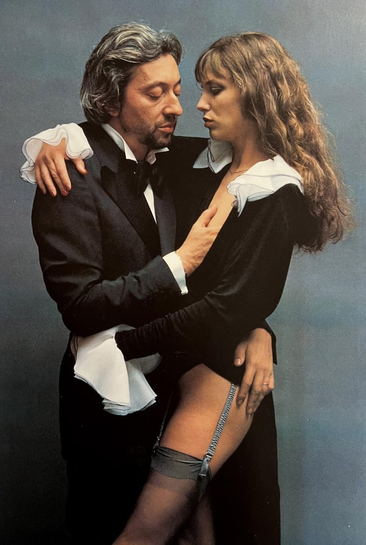 Helmut Newton, Serge Gainsbourg And Jane Birkin, Paris, 1978: Photographer: Helmut Newton (Germany, 1920 - 2004) - best known for his erotically charged highly stylized images, Helmut Newton was one of the most influential fashion photographers of all time. Titl
