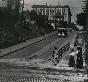 Edward S. Curtis, A Seattle Street Scene, Circa 1900