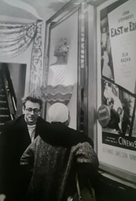 Dennis Stock, James Dean In Front Of East Of Eden Poster, Nyc