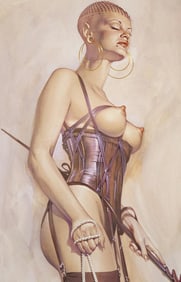 Hajime Sorayama 'Untitled' 2002 Offset Lithograph, Matted