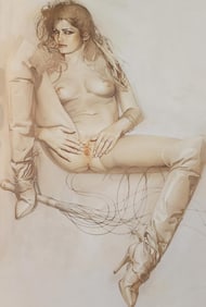 Hajime Sorayama 'Untitled' 2002 Offset Lithograph, Matted
