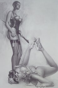 Hajime Sorayama 'Untitled' 2002 Offset Lithograph, Matted