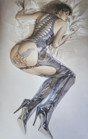Hajime Sorayama 'Untitled' 2002 Offset Lithograph, Matted