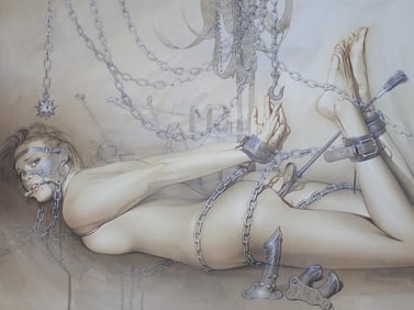 Hajime Sorayama 'Untitled' 2002 Offset Lithograph, Matted
