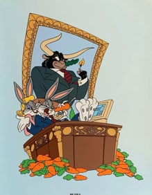 Warner Bros, Looney Tunes, Bugs Bunny - More Bull Stock, Limited Edition Sericel